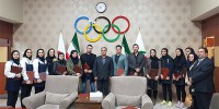 حضور سرپرست ، مربيان و قهرمانان كاراته در مراسم افتتاح موزه ملی ورزش،المپیک و پارالمپیک 